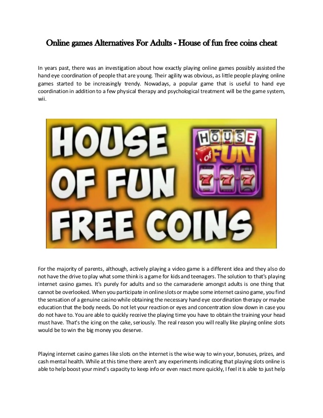 house of fun free coins cheat 2016